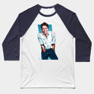 Hugh Grant - An illustration by Paul Cemmick Baseball T-Shirt